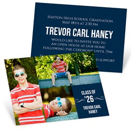 Party On - Mini Graduation Announcements