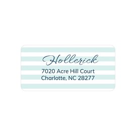 Striped and Scripted - Address Labels
