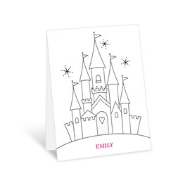 Princess Castle - Thank You Coloring Cards