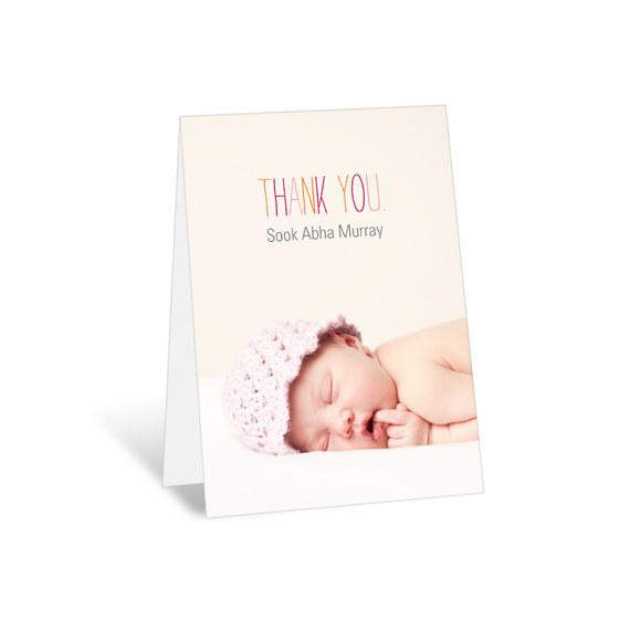 Trendy Gratitude - Baby Thank You Cards
