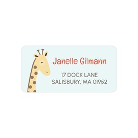 Alphabet Animals - Address Labels
