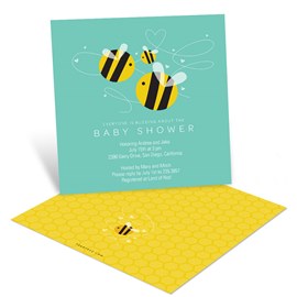 Buzzing in Baby Love - Baby Shower Invitations