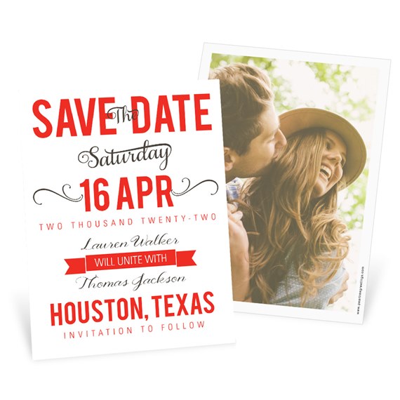 Creative Calligraphy - Save the Date Cards