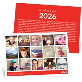 Snapshots of a Year - Christmas Cards
