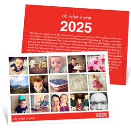 Snapshots of a Year - Christmas Cards