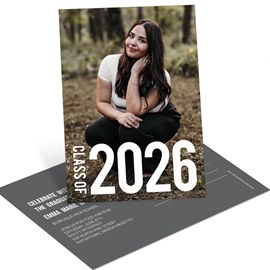 Big Year - Graduation Announcement Postcard