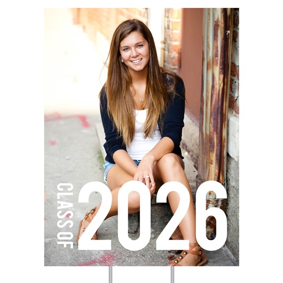 photo placeholder with text 'CLASS OF 2026'