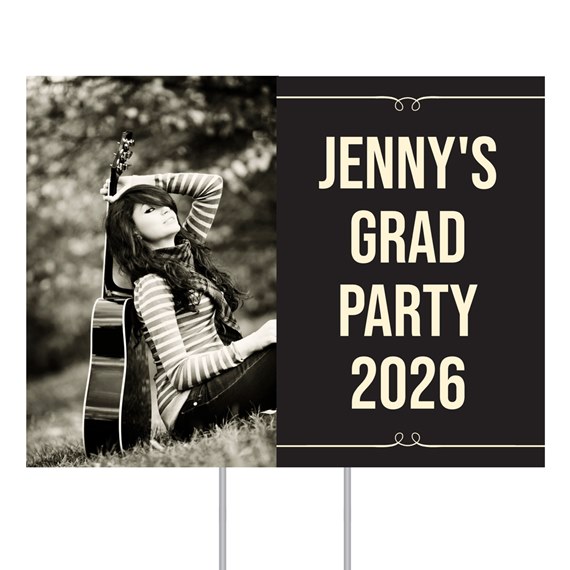 photo placeholder with bold text