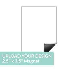 Upload Your Design - 2.5 x 3.5 Mini Magnet Card