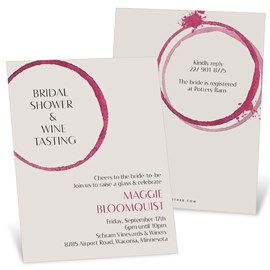 Share the Wine - Bridal Shower Invitations