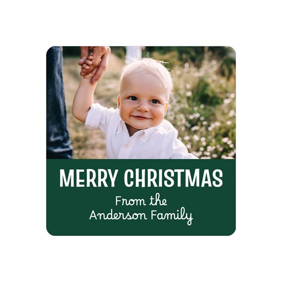 photo placeholder with green background and text