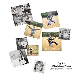 Four Square - Jumbo Graduation Confetti