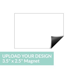 Upload Your Design - 3.5 x 2.5 Mini Magnet Card
