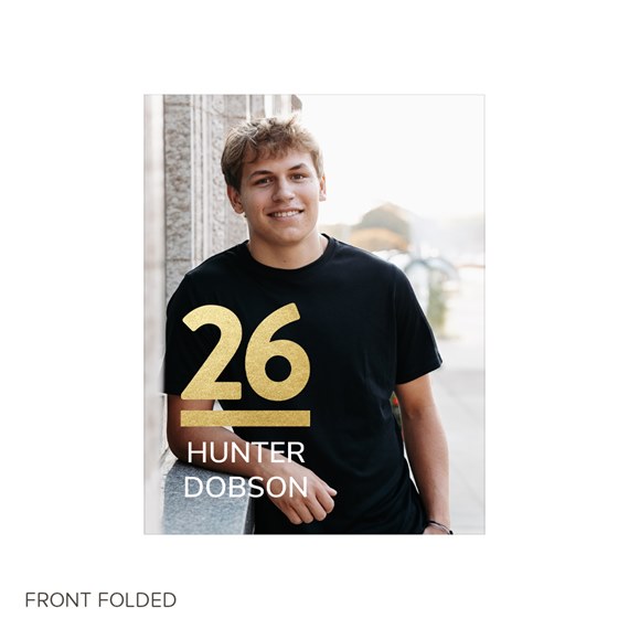 customizable text area with photo placeholder
