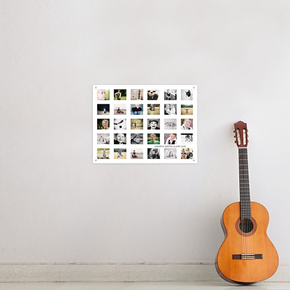 photo collage with customizable text area