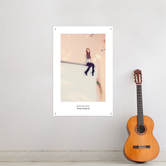 photo placeholder with customizable text area