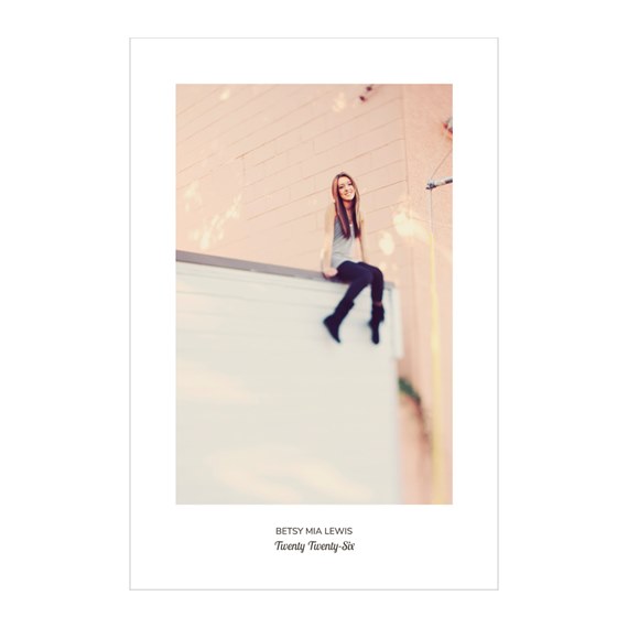 photo placeholder with printed text area