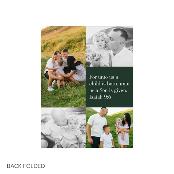 photo placeholder collage with text area