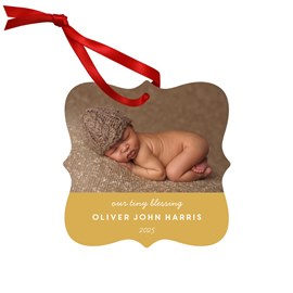 First Christmas - Metal Ornament