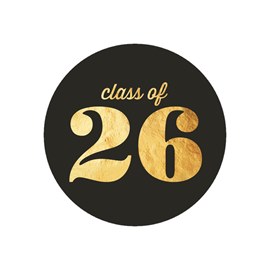 Faux-Foil Year - Graduation Envelope Seals