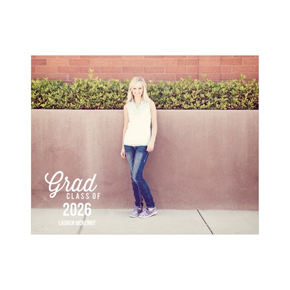 photo area with customizable text