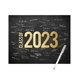 Glowing Year - Graduation Signature Poster