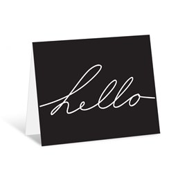 Houndstooth Hello - Note Cards