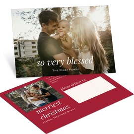 Very Blessed - Christmas Postcard