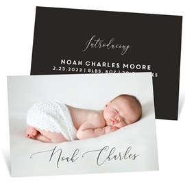 Sweetest Script - Birth Announcements