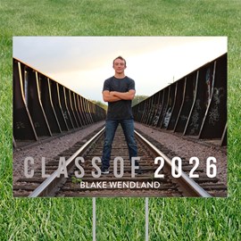 Modern Class - Graduation Party Yard Sign