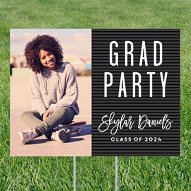 Letterboard - Graduation Party Yard Sign