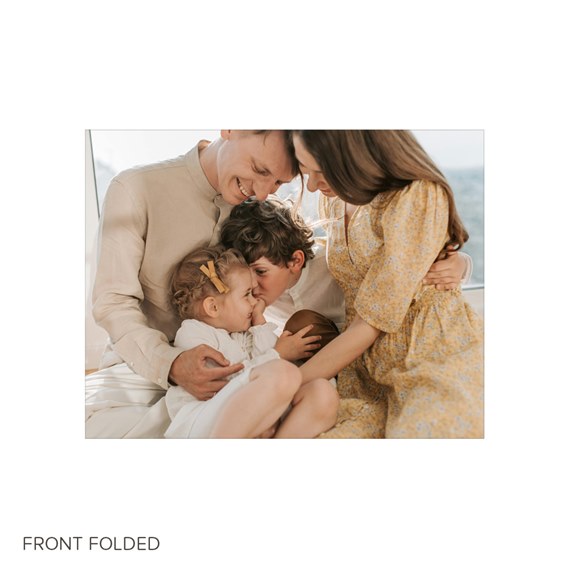 photo placeholder with customizable text area