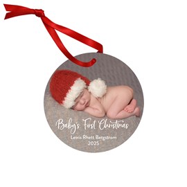 First Holiday - Metal Ornament