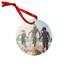 On Holiday - Metal Ornament