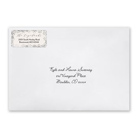 Silver Flurry - Address Labels