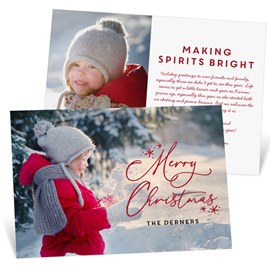Whimsy Greeting - Christmas Card