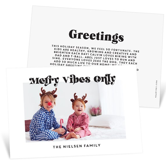 Merry Vibes - Christmas Card