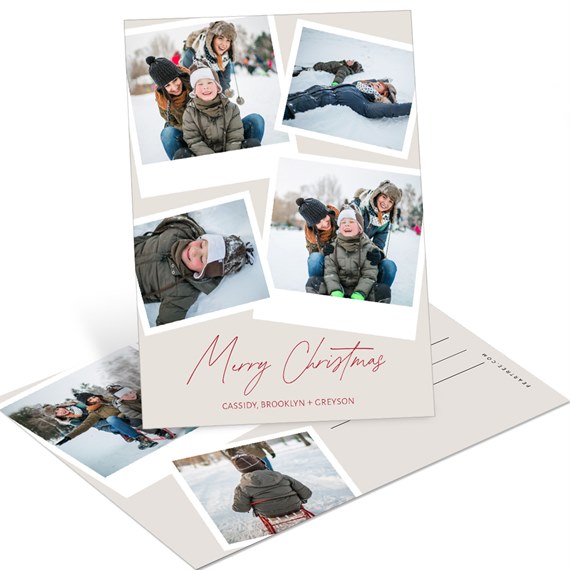 Fun Photos - Christmas Postcard
