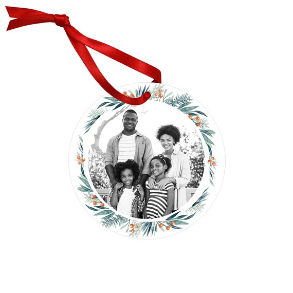 Wrapped in Winter - Metal Ornament
