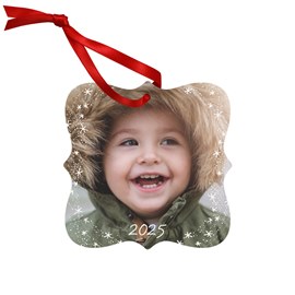 Winter Flurry - Metal Ornament