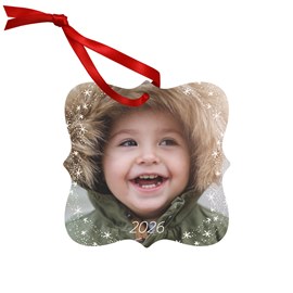 Winter Flurry - Metal Ornament