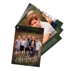 Sophisticated Script - Christmas Card