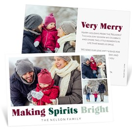 Bright Collage - Christmas Card