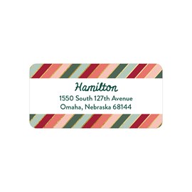Candy Stripes - Address Labels