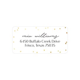 Sparkling Dots - Address Labels