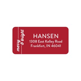 Merry and Bright - Address Labels
