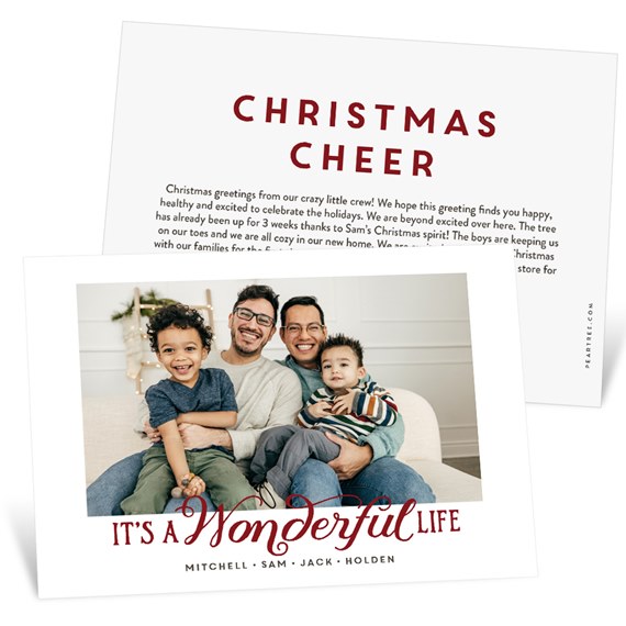 Whimsy Wording - Christmas Card