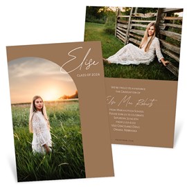 On the Curve - Graduation Party Invitations