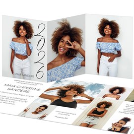 Scrawled Year - Graduation Invitations