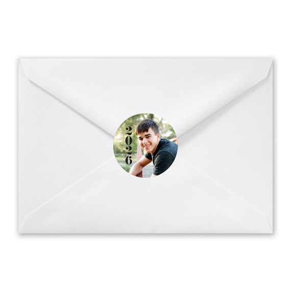 envelope with photo placeholder and year 2026